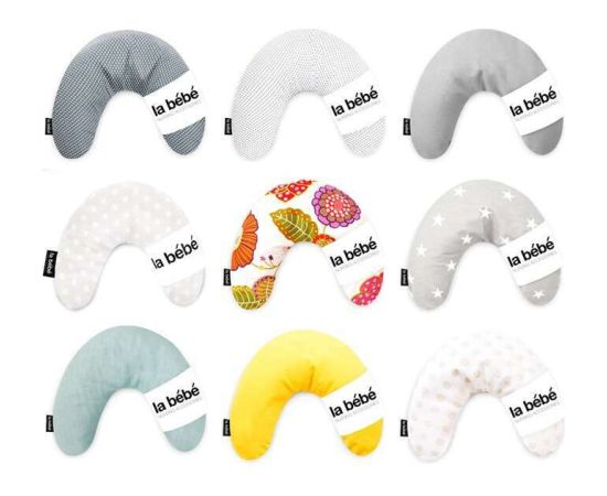 La Bebe™ Nursing La Bebe™ Mimi ECO Pillow Art.9424 Random color Подкова для сна, кормления малыша 19*46cm, ECO