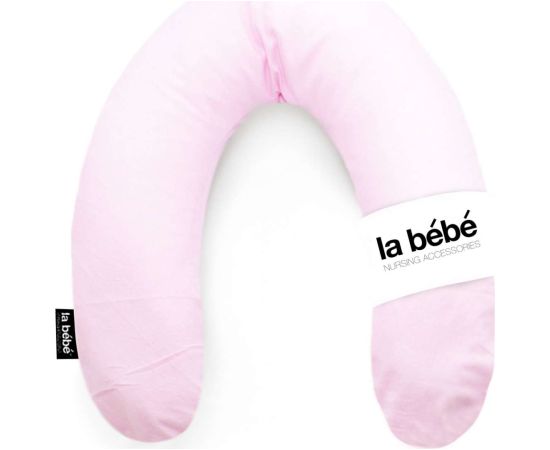 La Bebe™ Nursing La Bebe™ Rich Cotton Nursing Maternity Pillow Art.81031 Pink Flanel Подковка для сна, кормления малыша 30x104 cm