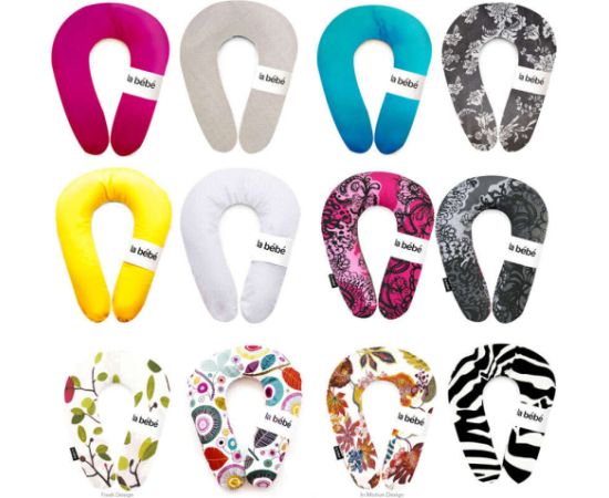La Bebe™ Nursing La Bebe™ Snug Satin Nursing Maternity Pillow Art.49343 Random  Подкова для сна/кормления малыша, 20x70 см