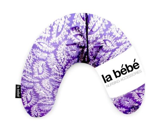 La Bebe™ Nursing La Bebe™ Mimi Nursing Cotton Pillow Art.41109 Floral violet pakaviņš spilventiņš 19x46cm ceļojumiem