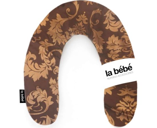 La Bebe™ Nursing La Bebe™ Rich Satin Nursing Maternity Pillow Art.15689 Eastern Brown/Gold Подкова для сна, кормления малыша 30x104 cm