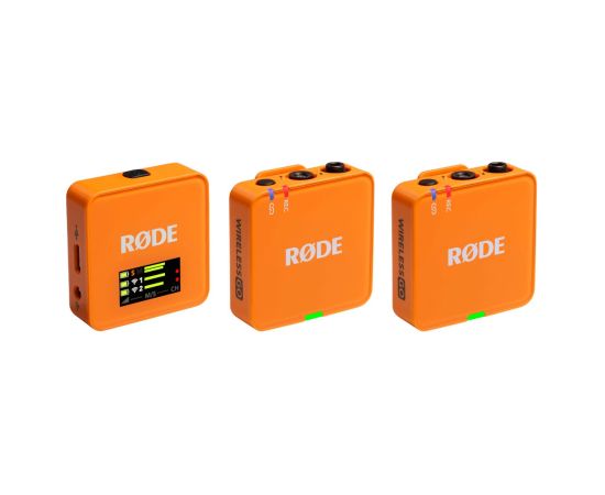 RODE Wireless GO III (pomarańczowy) - System mikrofonów bezprzewodowych