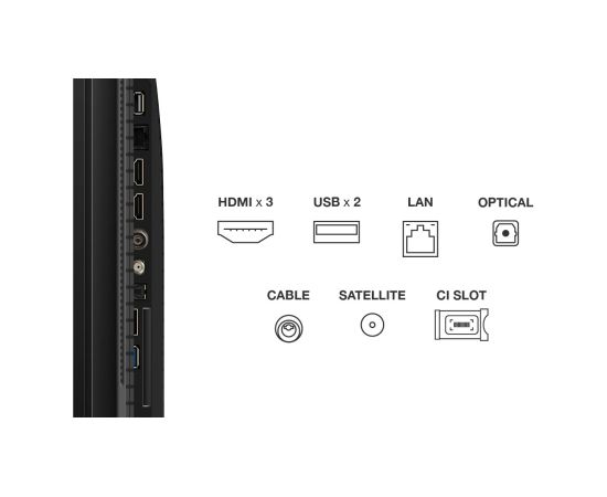 TCL P79K 43P79K TV 109.2 cm (43") 4K Ultra HD Smart TV Wi-Fi Metallic 350 cd/m²