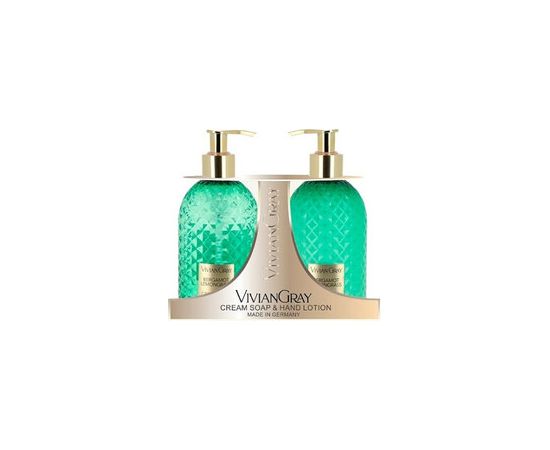 Vivian Gray Bergamot & Lemongrass Cream Soap & Hand Lotion Set