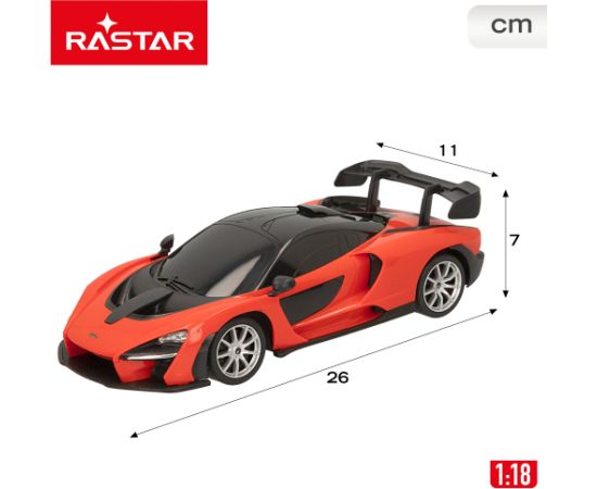 Rastar Радиоуправляемая машина MCLAREN SENNA  1:18  ( батарейки) 6+ CB41279