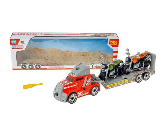 Adar Konstruktors auto treilers ar motocikliem (skaņa, gaisma) 56 cm 612952