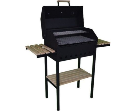 Techly ABAS GRILL WITH LID AND SHELVES