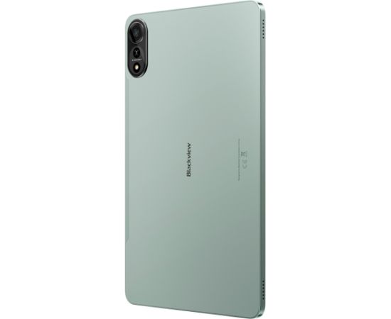 Blackview MEGA 2 SET LTE 12-inch FHD+IPS 1200x2000 60Hz 12GB+256GB Unisoc T615 Octa-core 1.6GHz Cam Front 8MP Rear 16MP 9000mAh+Charging 18W Fast / Cable Film Case Stylus Mouse Keyboard EN Netflix HD Android 15 Moss Green Planšetdatori