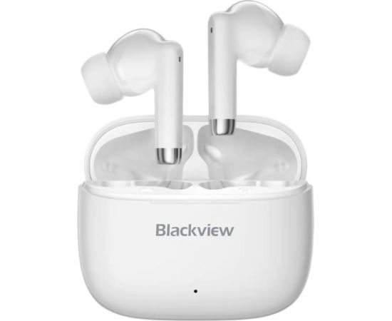 Blackview AirBuds 4, Battery 35mAh,Charging box battery 400mAh, Bluetooth 5.3, White