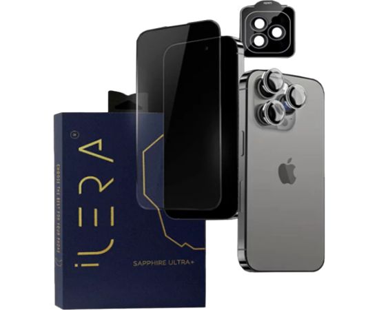 iLera Sapphire Ultra + Glass for iPhone 16 Pro