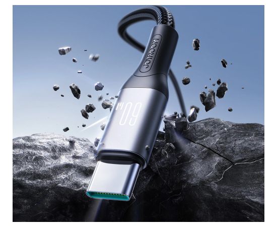 Joyroom S-A28 Flash Series 60W USB-C - кабель USB-C 1м - черный