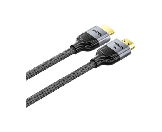 UNITEK HDMI CABLE 2.1 LUX BRAIDED NYLON, 1.5M  Кабель HDMI