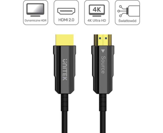UNITEK HDMI OPTIC CABLE 2.0 AOC 4K 60HZ 15M