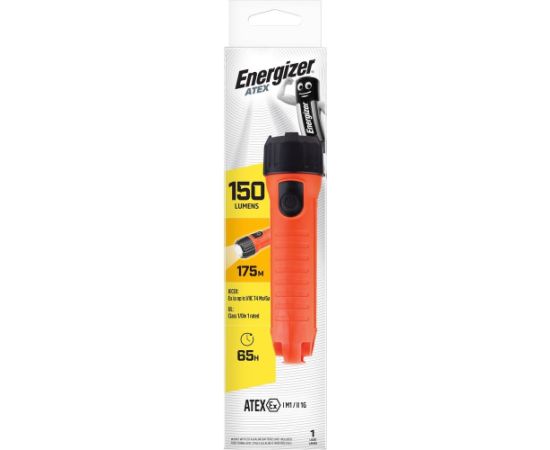 LED lukturītis, atbilst: ATEX Ex 150Lm 2xD ISHH25 Energizer