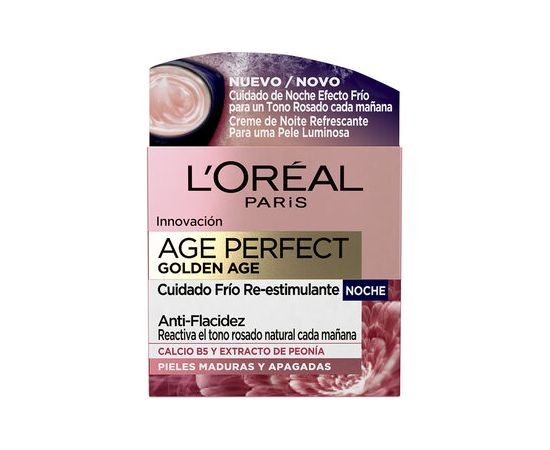L'oreal Age Perfect Golden Age Night Reactivating Cooling Cream - Noční krém proti vráskám 50ml