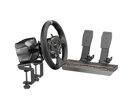 Gaming set - R3 base + ES steering wheel + SRP-Lite pedals + Moza Racing R3 RS053 clamps (X-BOX, PC)