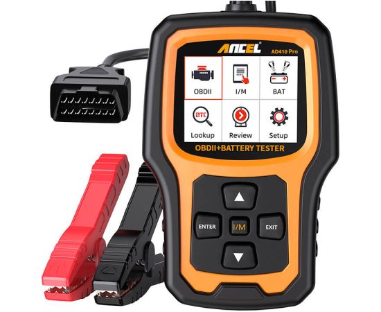 2in1 Diagnostic Scanner OBD2 and Battery Tester Ancel AD410 PRO