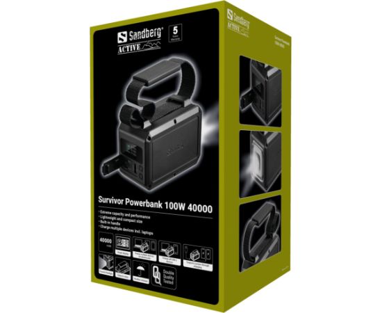 Sandberg 421-14 Survivor Powerbank 100W 40000