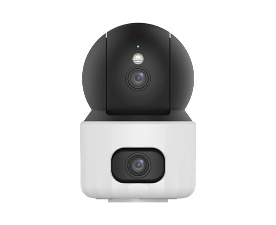 UHO S3S-M33D ~ Uniarch WiFi/IP kamera ar diviem objektiviem 3MP 2.8mm / 3MP 2.8mm (IR + WHITE LED)
