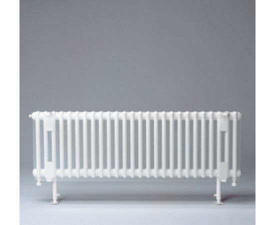 Zehnder radiators grīdas Charleston 2 rindu, H-260, 23 sekcijas, V002, ar metinātām kājām 120-170 mm, balts