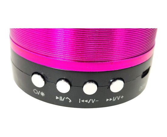 Adar Колонка маленькая Bluetooth (зарядка через USB) 7x6 см, разные цвета 617551