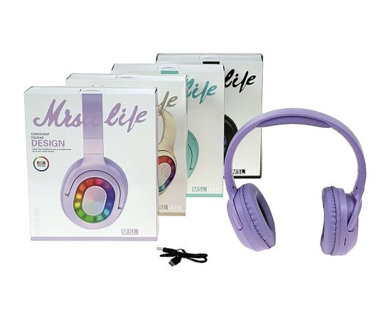 Adar Bezvadu austiņas Bluetooth  (USB uzlāde) 18x21 cm dažādas 616806