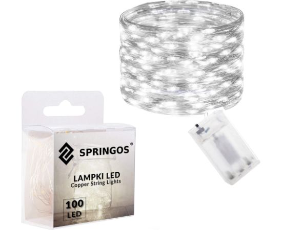 Ziemassvētku lampiņas Springos CL0019 100 Led