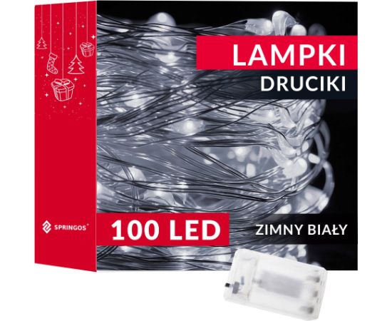 Ziemassvētku lampiņas Springos CL0019 100 Led