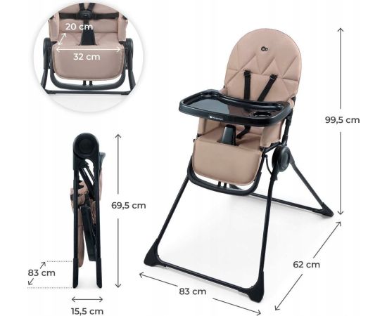 Kinder Kraft Kinderkraft Binci bezowe