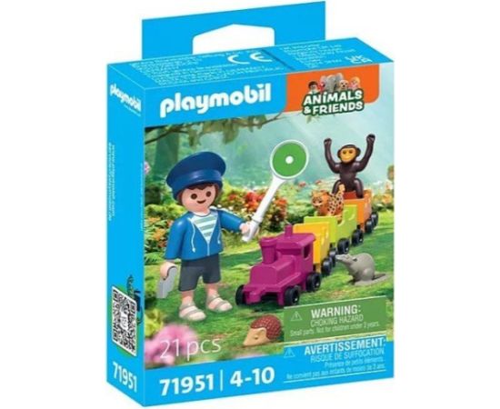 Playmobil Zestaw z figurkami Animals & Friends 71951 Wycieczka lokomotywš