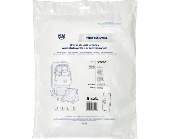 K&M Одноразовые мешки для пылесосов KM-Q029.A (5шт)