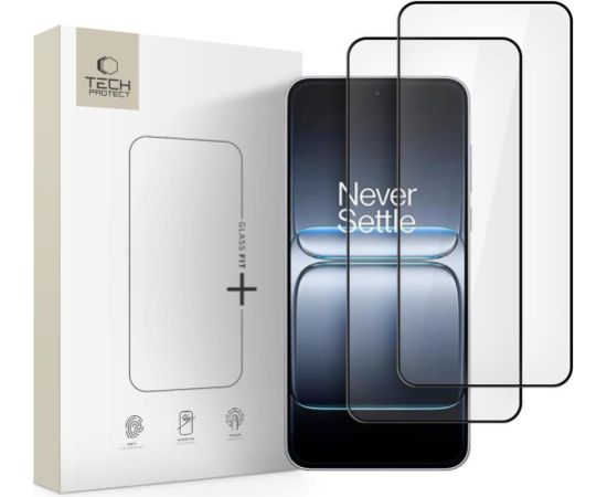 Защитное стекло TECH-PROTECT GLASS FIT+ 2-PACK ONEPLUS NORD 5 черное