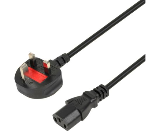 iBOX VDE SCHUKO power cable 1.8m UK plug