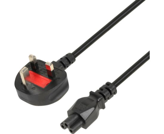 iBOX Power Cable for Laptops (clover) VDE 1.8m UK plug
