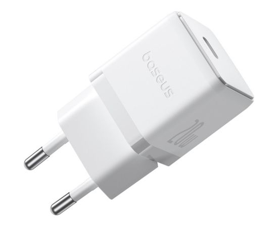 Charger Baseus Palm 20W USB-C + USB-C to USB-C cable 1.0m white P10111602213-01
