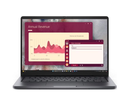 Notebook DELL Pro 14 Pro 14 (PC14250) CPU  Intel Core 5 120U 1400 MHz 14" RAM 16GB DDR5 5600 MHz SSD 512GB Intel graphics Integrated ENG Windows 11 Pro 1.35 kg BTO010_PC14250_EMEA