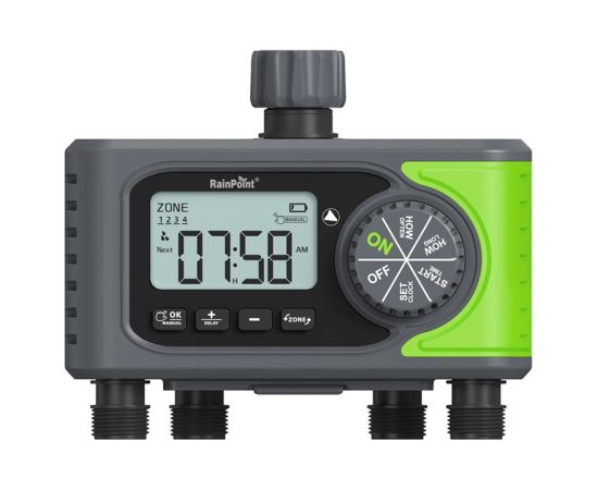 4-Zone Hose Timer RainPoint ITV405