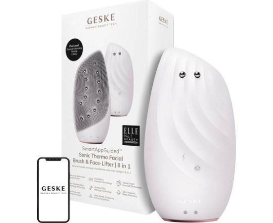 Sonic Thermo Facial Brush & Face-Lifter 8in1 Geske with APP (starlight)