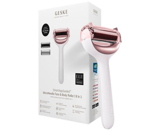 Micro Needle Face&Body Roller 8in1 Geske with APP (starlight)