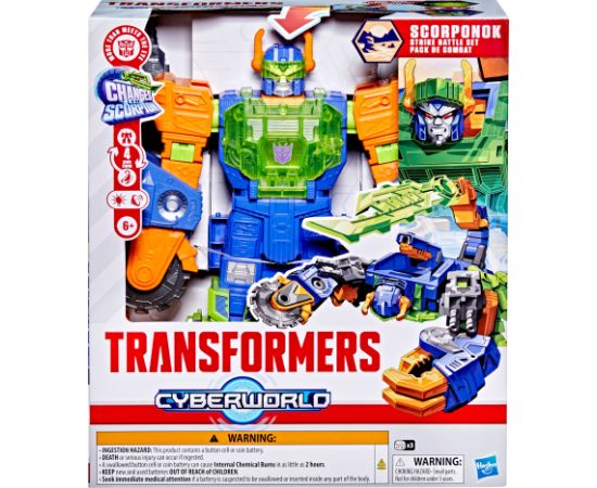 TRANSFORMERS Cyberworld Фигурка Скорпонак наносит удар, 35 см
