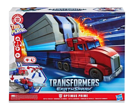 TRANSFORMERS Earthspark rotaļu komplekts Kaujas treileris