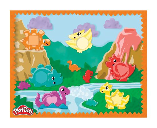 Play-doh PLAY -DOH Rotaļu komplekts Shapes and Colors Dino