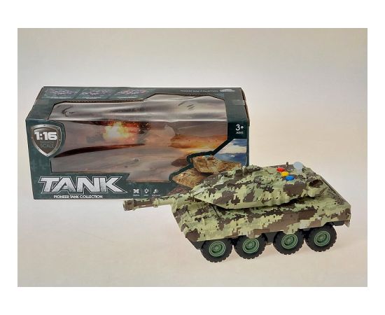 Adar Tanks ar skaņu un gaismu, inercija 26 cm 614291