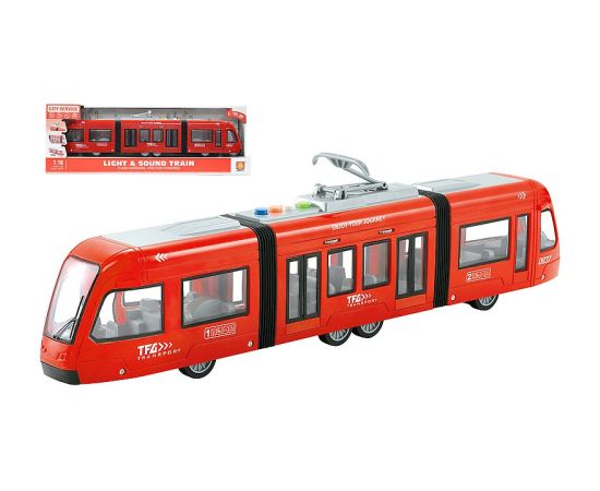 Adar Трамвай со светом и звуком, инерция, открыв. двери  44 cm 606555