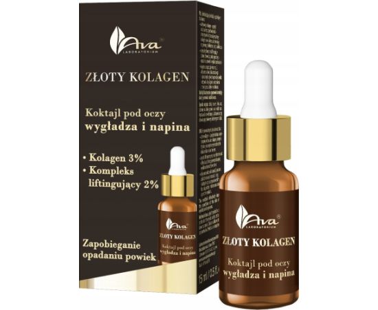 AVA Złoty Kolagen koktajl pod oczy 15ml