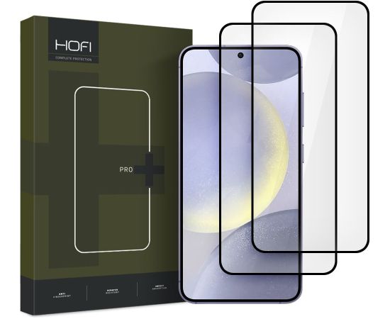 HOFI GLASS PRO+ 2-PACK GALAXY S25 BLACK TEMPERED GLASS