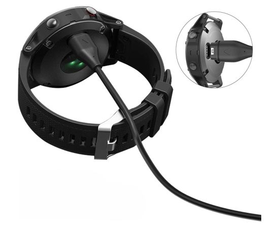 TECH-PROTECT MC04 Ultraboost кабель для зарядки часов garmin 100 см | черный