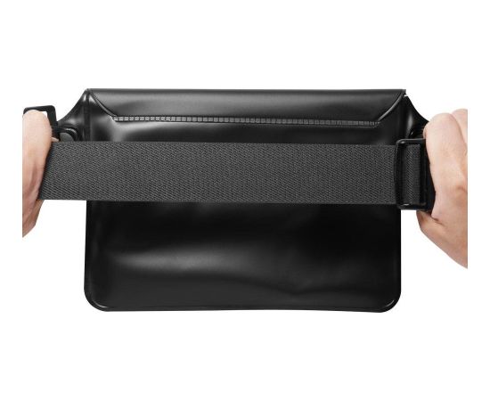 Spigen A620 Universāla ūdensnecaurlaidīga jostas soma | melna