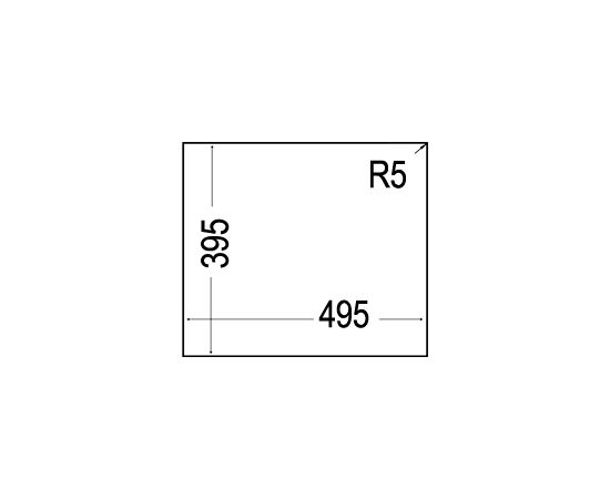Sink Teka Square 50.40TG stone gray