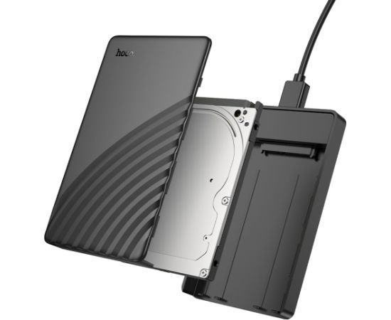 Корпус для жесткого диска Hoco HB46 USB3.0 2.5'' SATA Hard Drive Enclosure черный